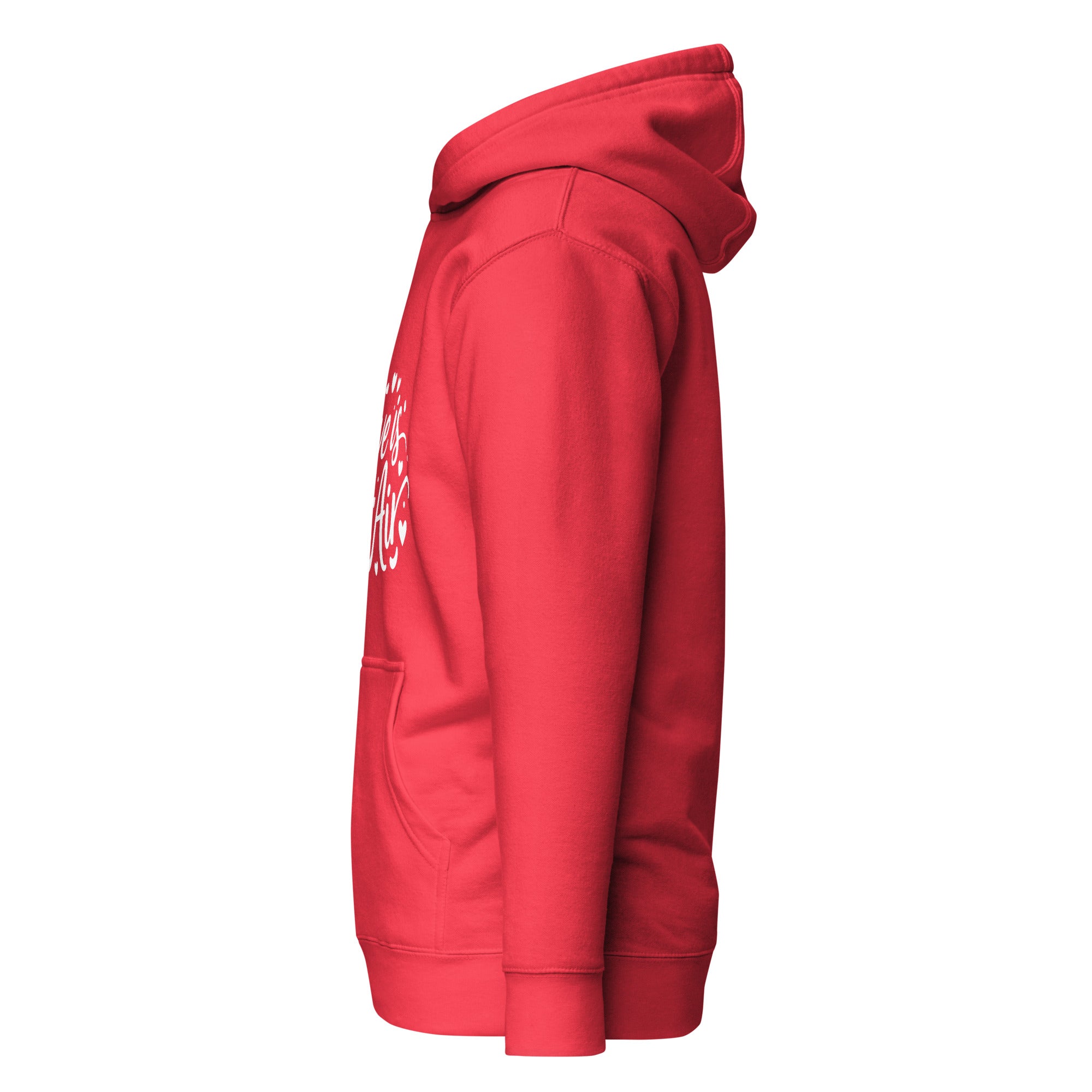 Love is in the Air Unisex Hoodie Red