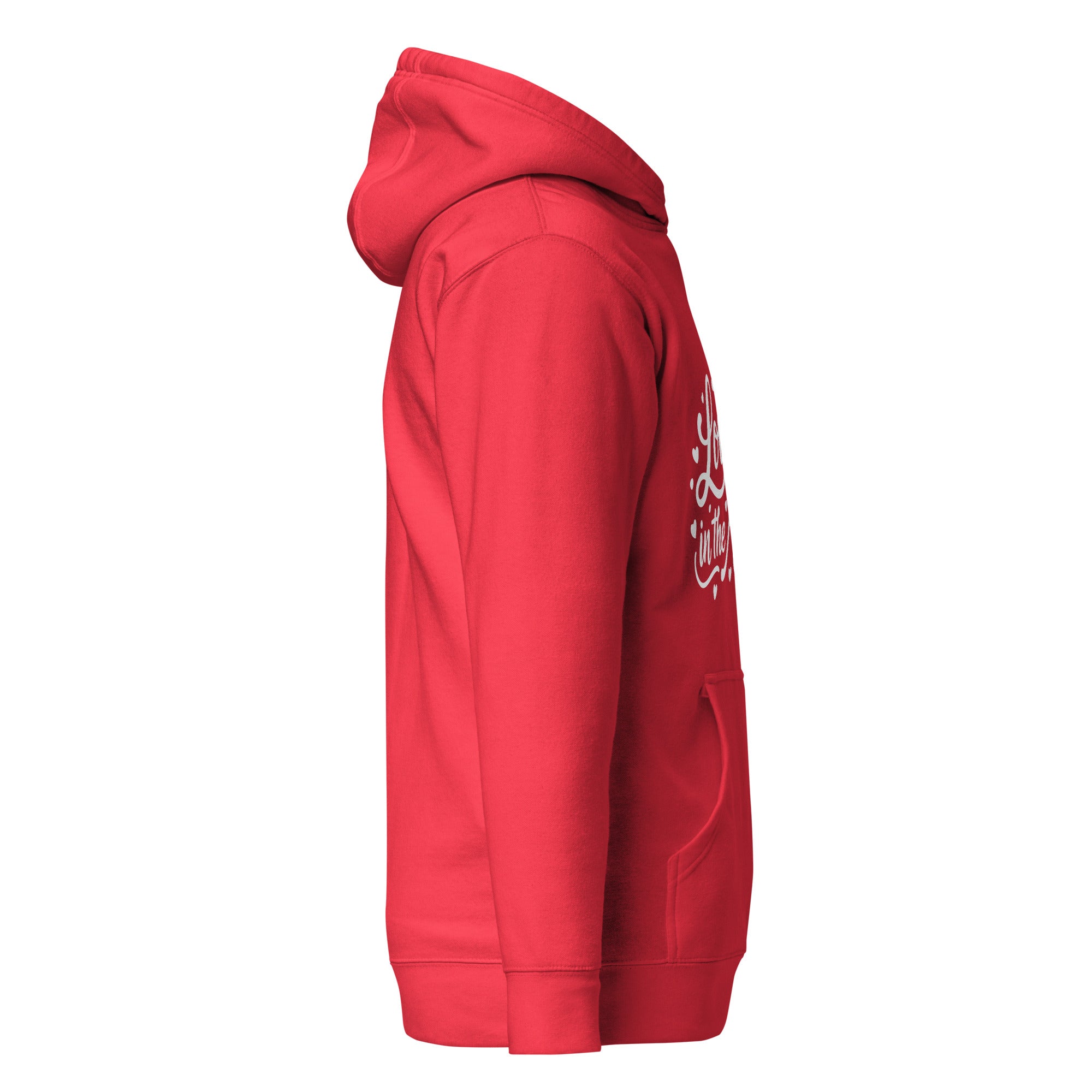 Love is in the Air Unisex Hoodie Red
