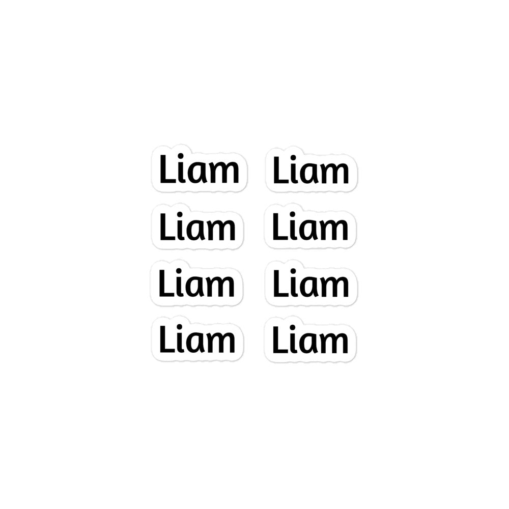 Liam Bubble-free stickers