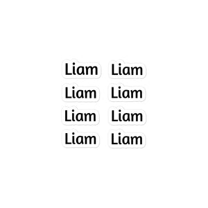 Liam Bubble-free stickers