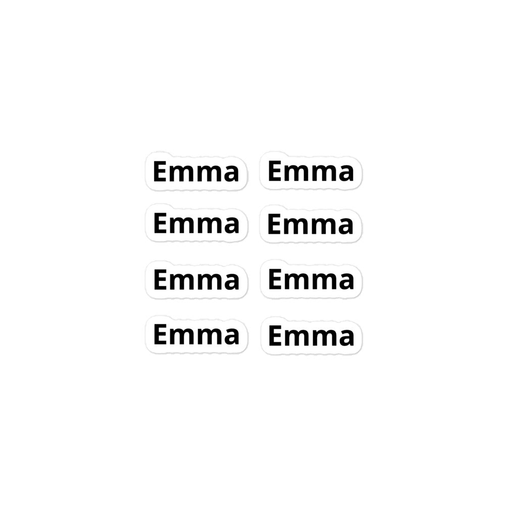 Emma Bubble-free stickers