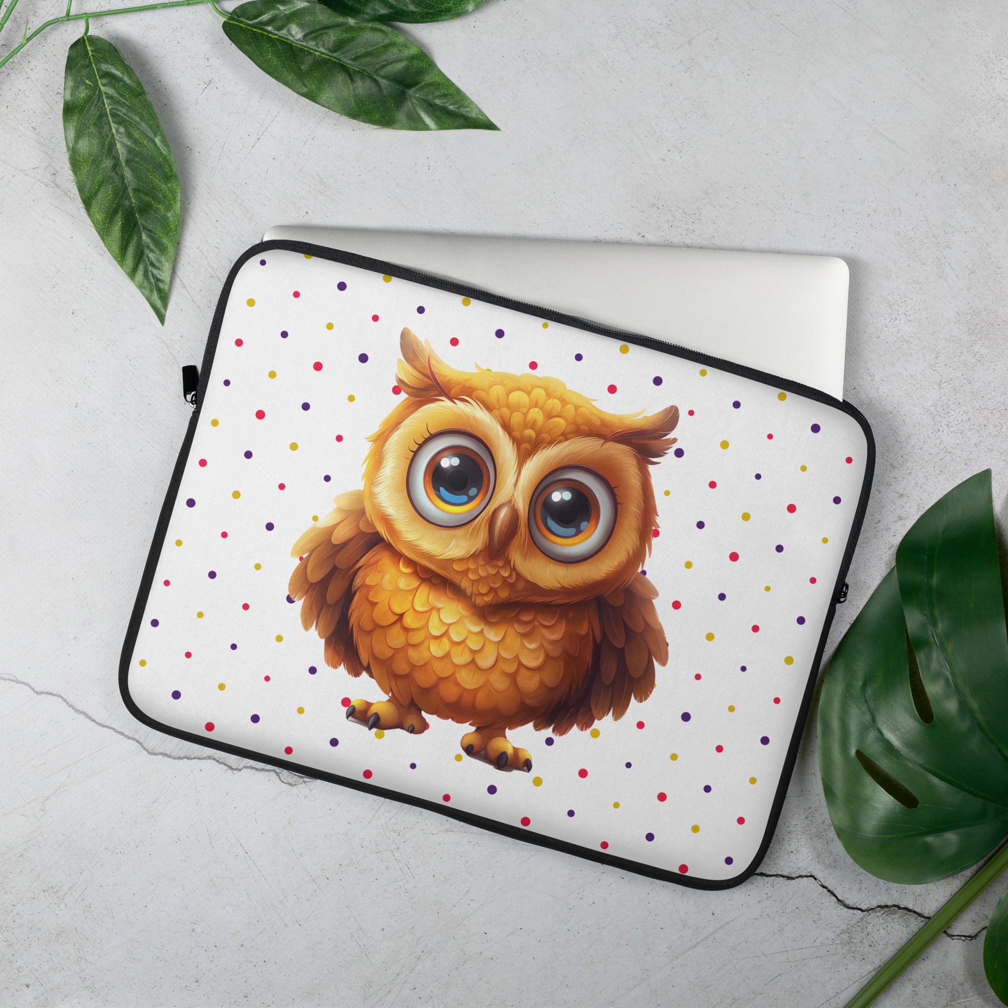 Owl Colors Laptop Sleeve