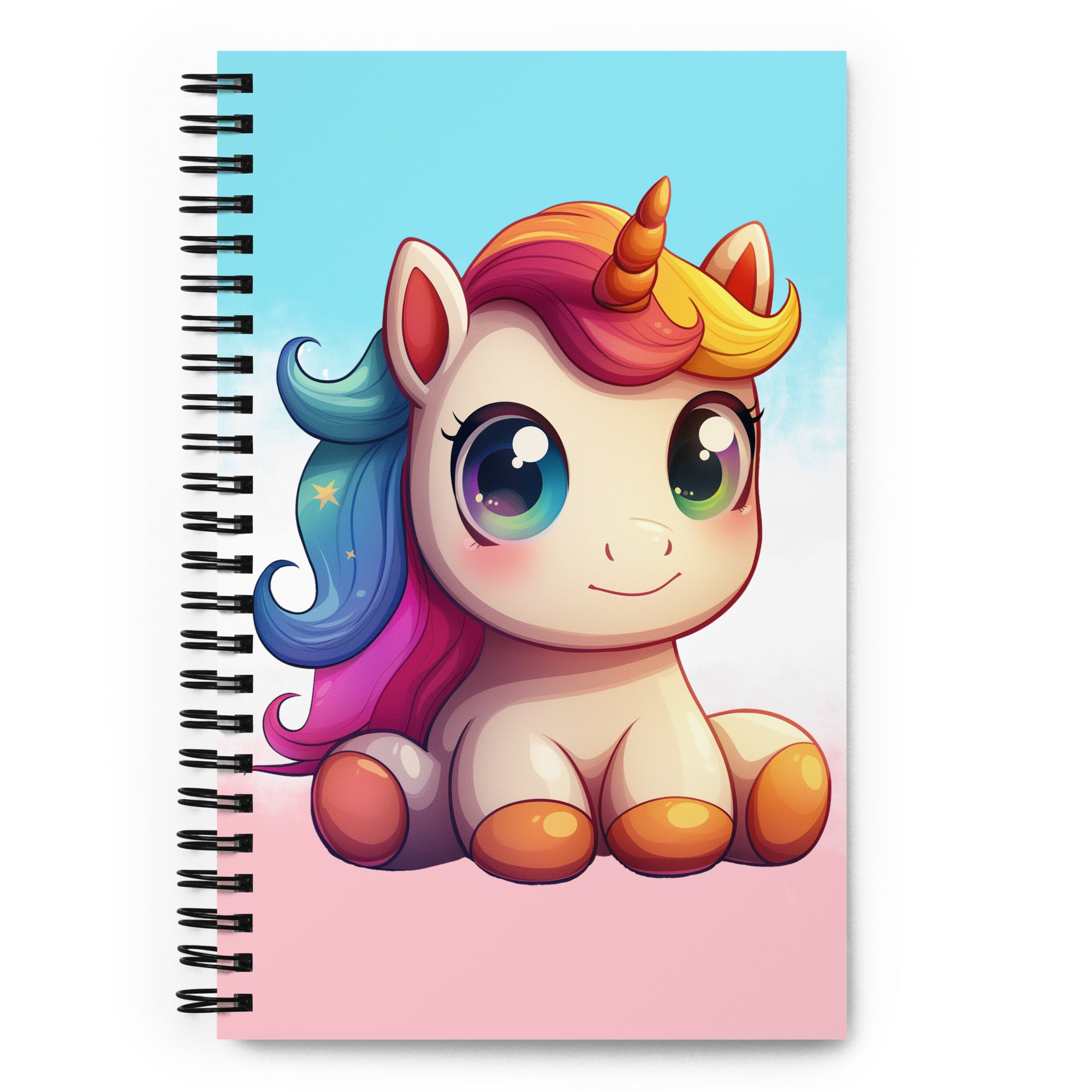 Unicorn Spiral notebook
