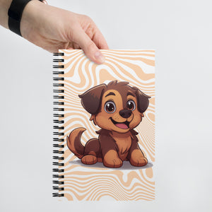 Cute Dog Spiral notebook