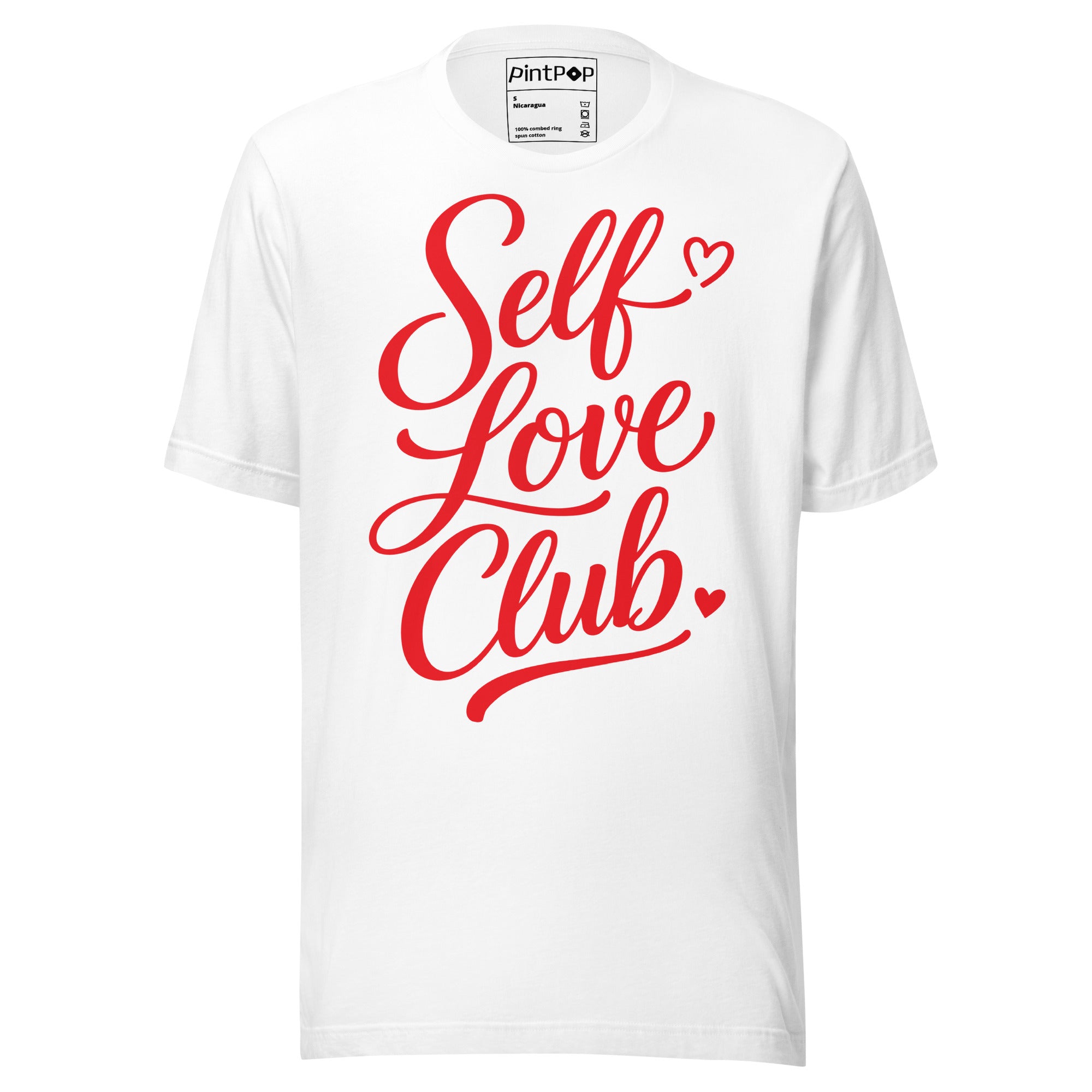 Self Love Club white Unisex t-shirt