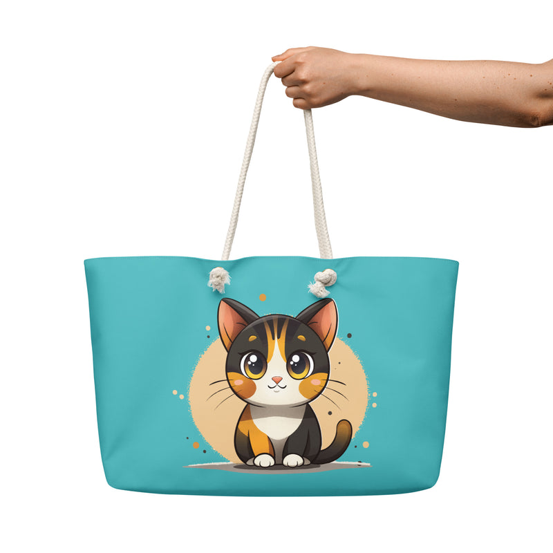 Cat Oversized weekender bag