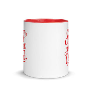 Self Love Club Mug with Red Color Inside