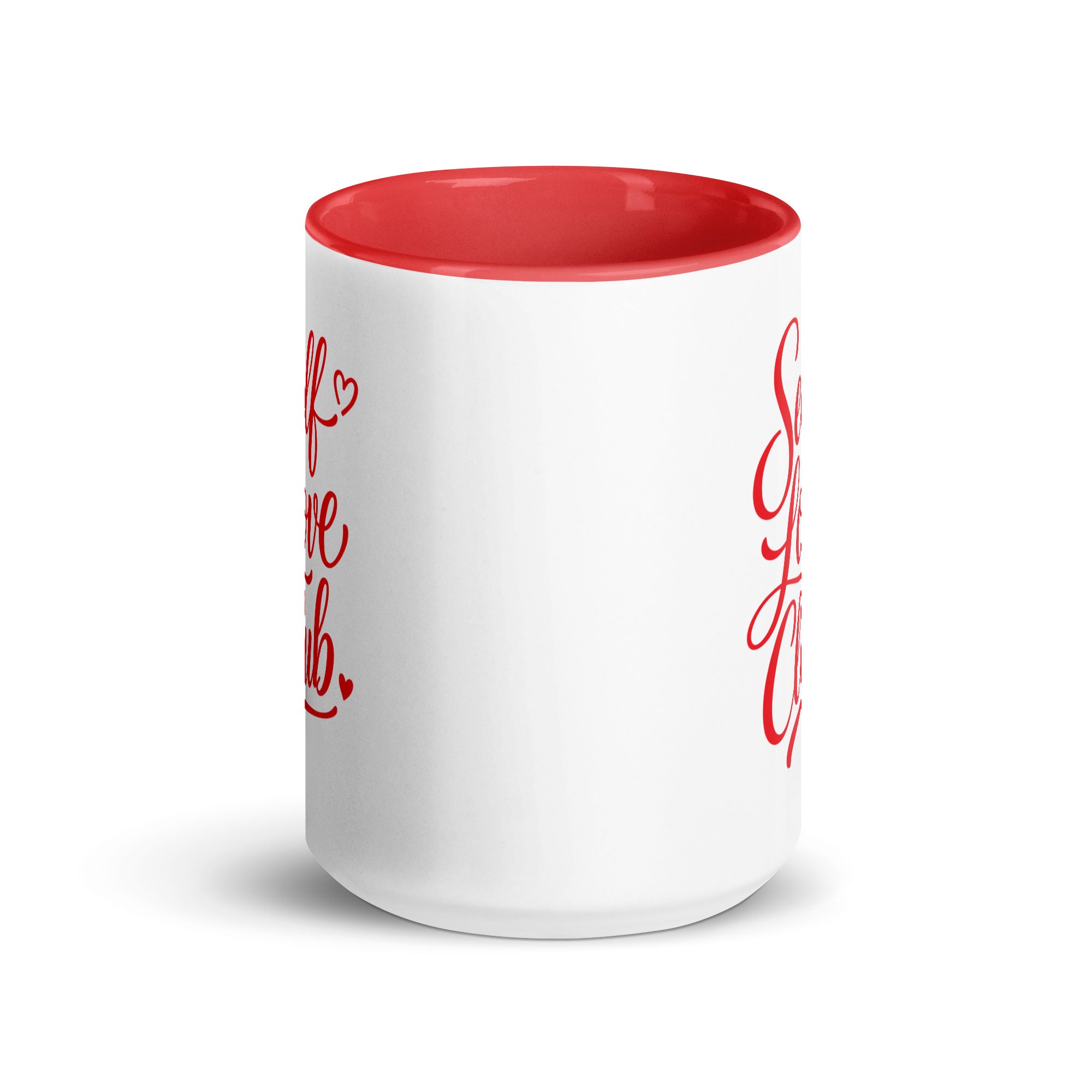 Self Love Club Mug with Red Color Inside